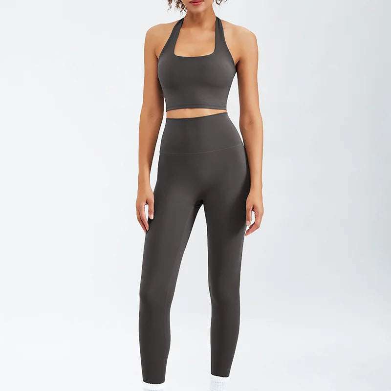 2/3PCS Sport Yoga Set Soft And High Waist Fitness Gym Suit Sportwear Women Set Workout Clothes For Women Tracksuit