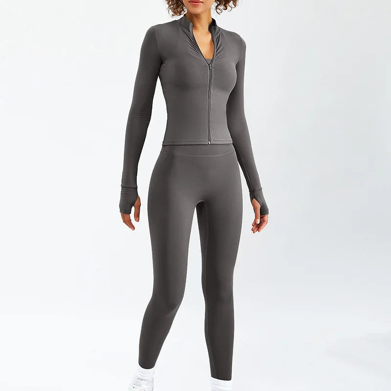 2/3PCS Sport Yoga Set Soft And High Waist Fitness Gym Suit Sportwear Women Set Workout Clothes For Women Tracksuit