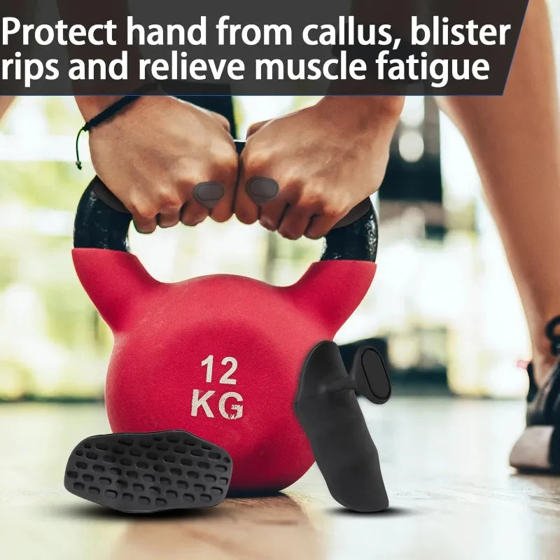 Anti-Slip Hand Grips for Weight Lifting Pull-Ups Gym Training Unisex Ergonomic Rubber Hand Palm Protector