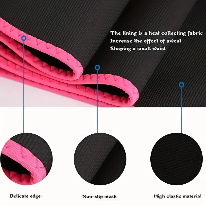 Adjustable neoprene sports waist support belt with lumbar compression