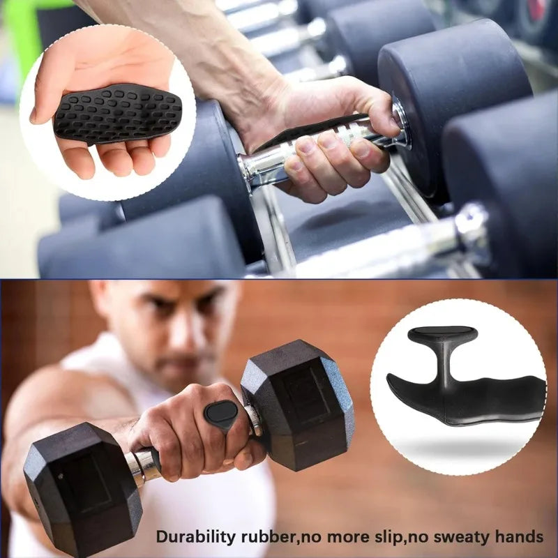Anti-Slip Hand Grips for Weight Lifting Pull-Ups Gym Training Unisex Ergonomic Rubber Hand Palm Protector