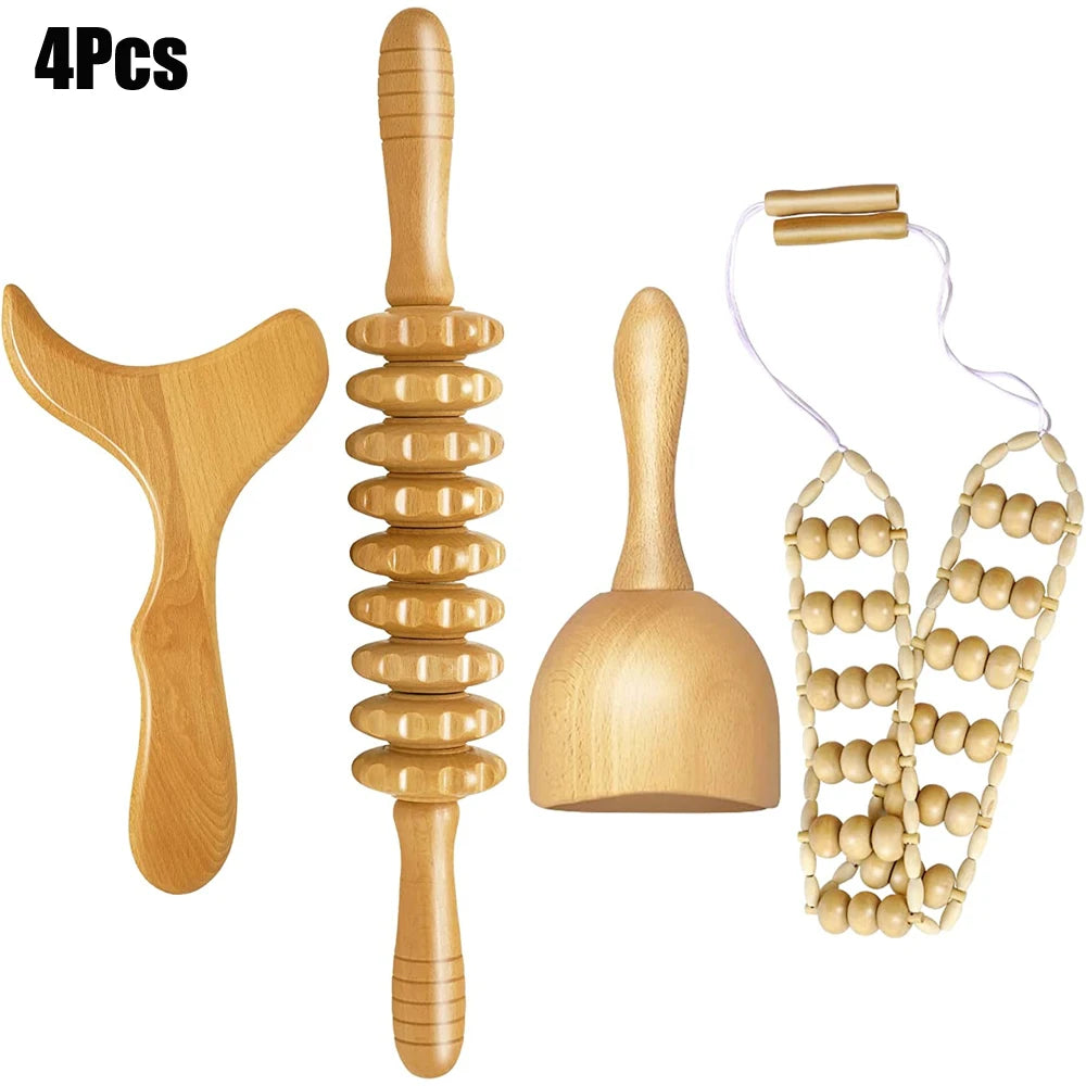 Wood Body Massage Tools
