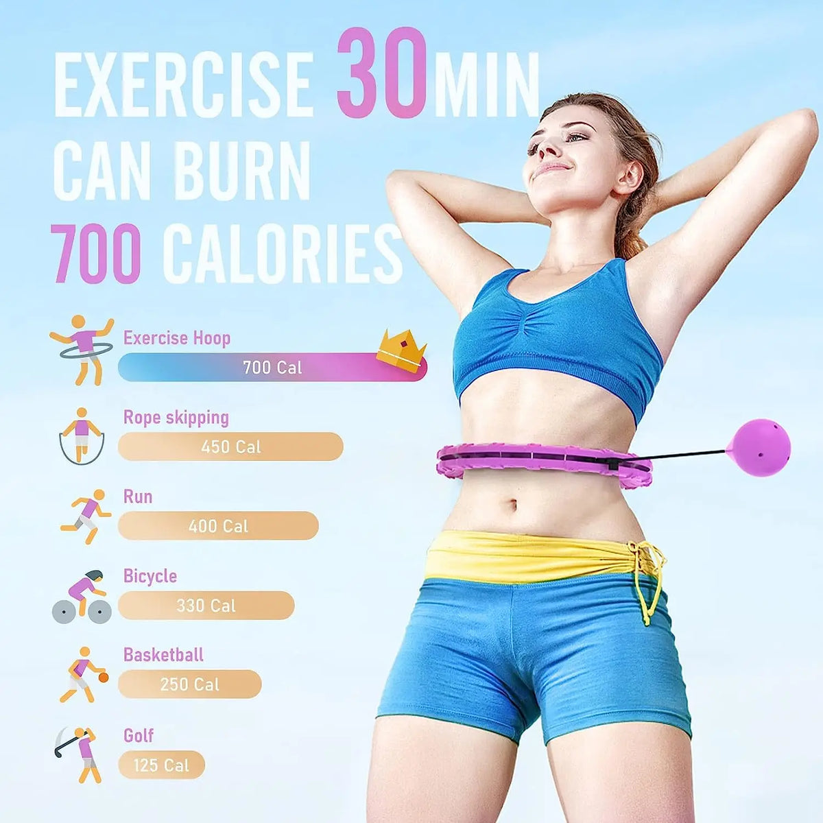 Weighted Exercise Hoop