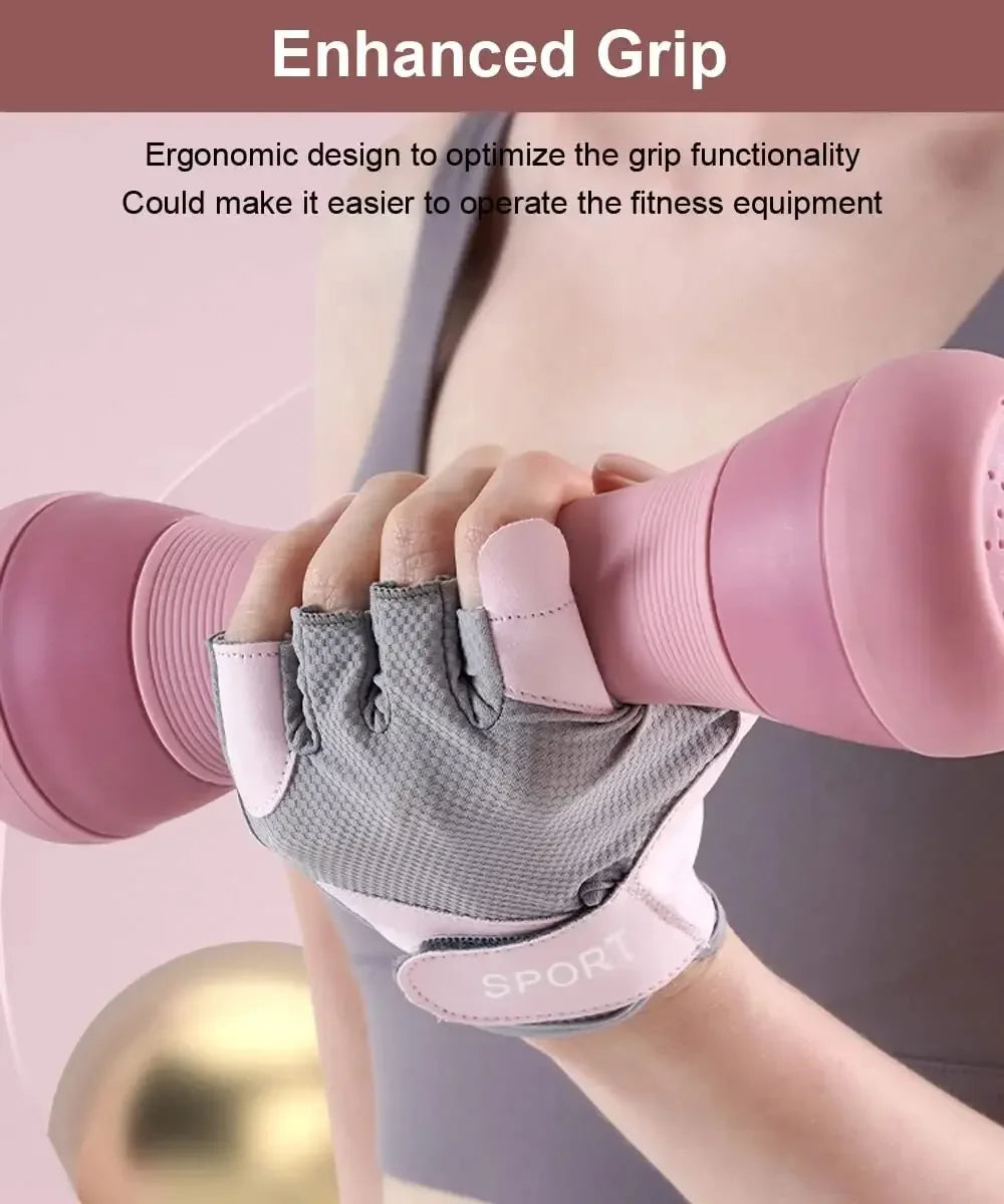 Workout Gloves with Excellent Grip Lightweight Gym Gloves for Weightlifting Training Fitness Unisex