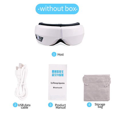 Smart Eye Massage Instrument Vibration Eye Care Massager Airbag Compress Bluetooth Music Eye Relax Fatigue Massage Sleep Mask