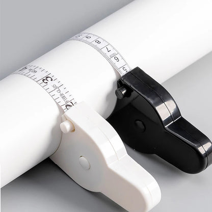 150CM Body Measuring Tape Retractable Body Tape Ruler Dual Sided Metric Meter Ruler Fat Weight Loss Fitness Accurate Tool