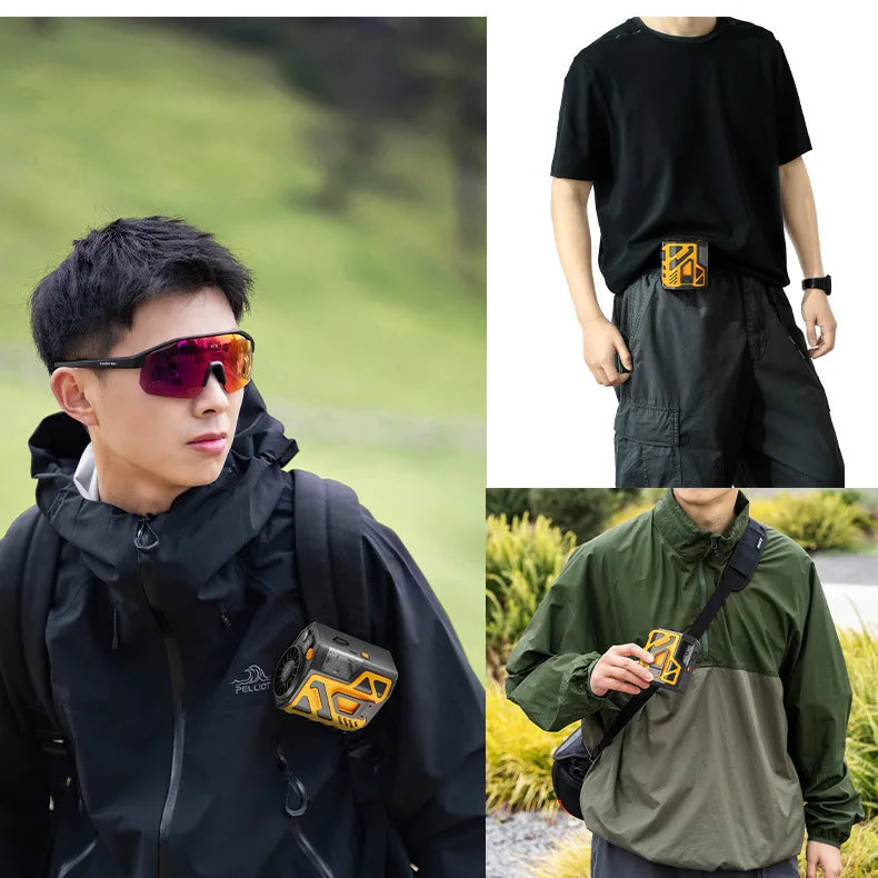 10000mAh Portable Waist Fan