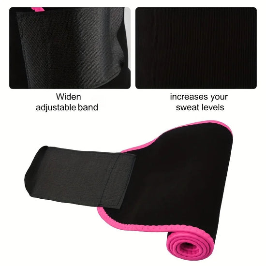 Adjustable neoprene sports waist support belt with lumbar compression