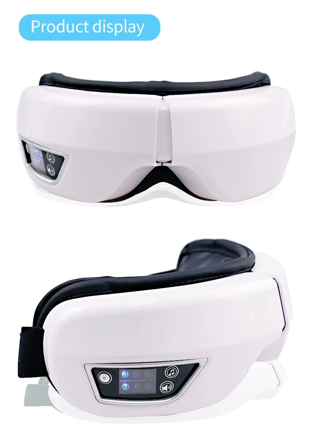 Smart Eye Massage Instrument Vibration Eye Care Massager Airbag Compress Bluetooth Music Eye Relax Fatigue Massage Sleep Mask