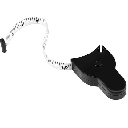 150CM Body Measuring Tape Retractable Body Tape Ruler Dual Sided Metric Meter Ruler Fat Weight Loss Fitness Accurate Tool