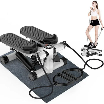 "Twisting Action Mini Stepper with Wide Anti-Slip Pedals"