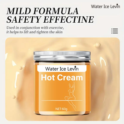 Full Body Fitness Massage Cream, Hot Compress to Tighten Abdominal Muscles