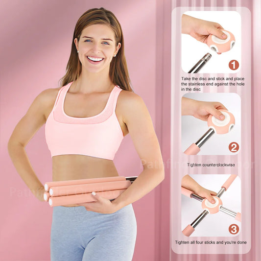 Adjustable Yoga Hunchback Corrector Stainless Steel Body Stick