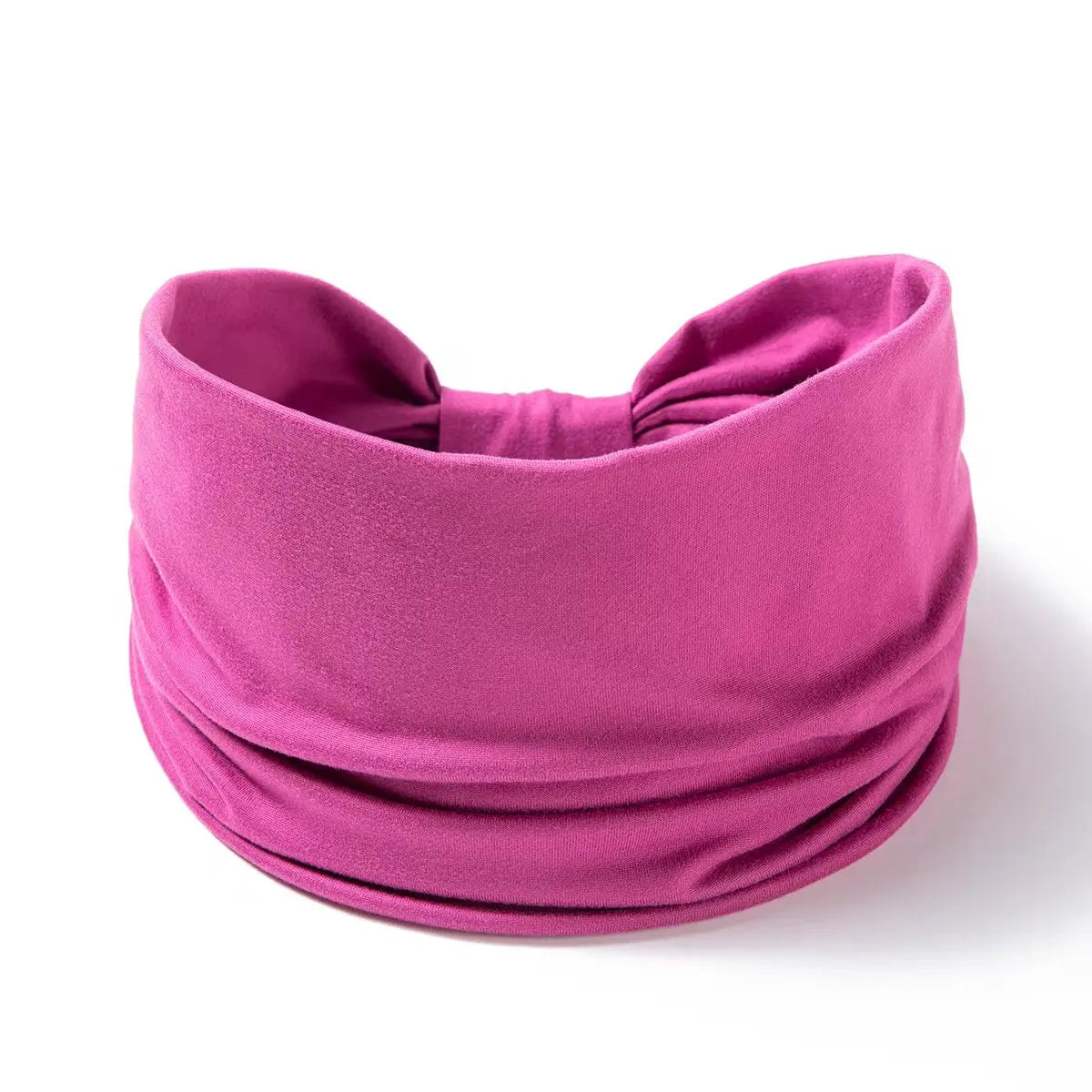 Wide -Side Elastic Band  Woman Yoga Hairbands Solid Color sports Hair Band tie Bandanas Fashion Headband  Headwear Turbans