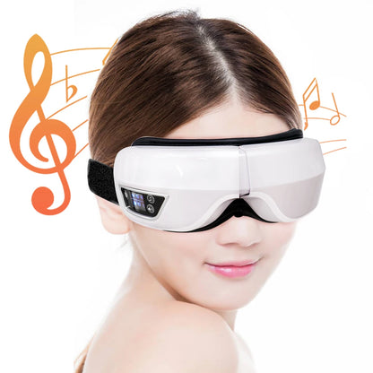 Smart Eye Massage Instrument Vibration Eye Care Massager Airbag Compress Bluetooth Music Eye Relax Fatigue Massage Sleep Mask