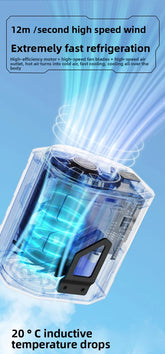 10000mAh Portable Waist Fan