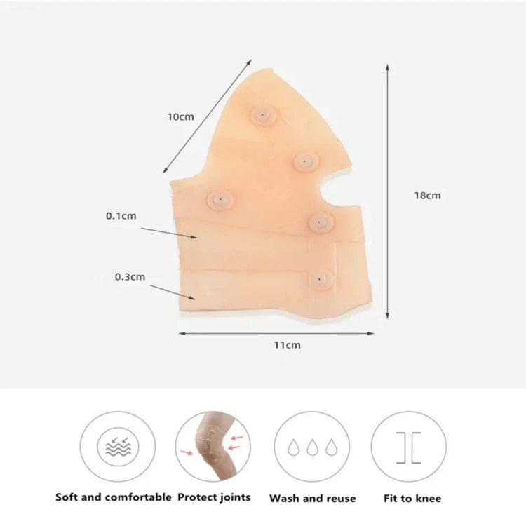 Pain relief knee pad for seniors and active adults