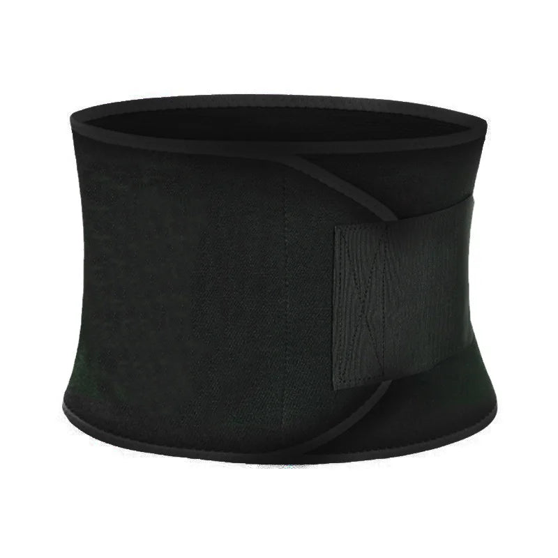 Adjustable neoprene sports waist support belt with lumbar compression