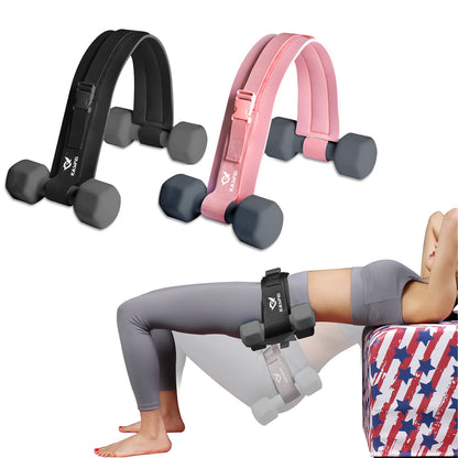 Portable Dumbbell Weight Belt PU Leather Waist Hip Workout Waistband Gym Home Core Strength Training Fitness Auxiliary Tool