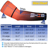 Cooling compression arm sleeves with UPF 50+ sun protection