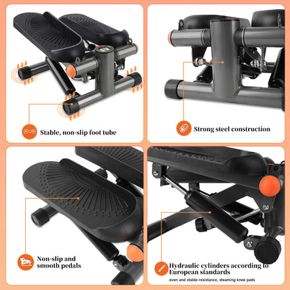 Compact Mini Stair Stepper with Shock Pad