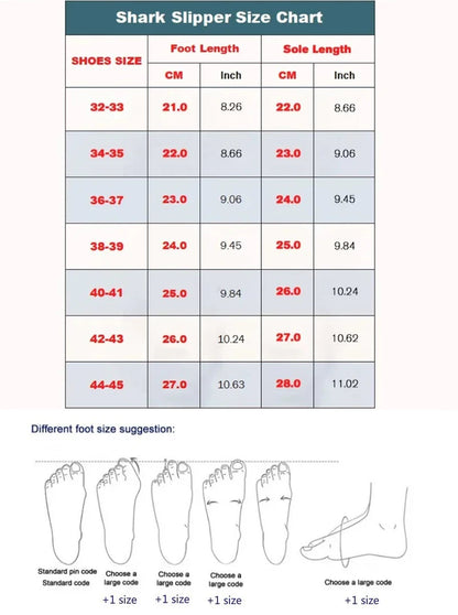 Summer Shark Slippers Women Slides Men Bathroom Flip Flops Home Anti-Skid Flat Shoes Outdoor Slipper Children's Funny Sandals