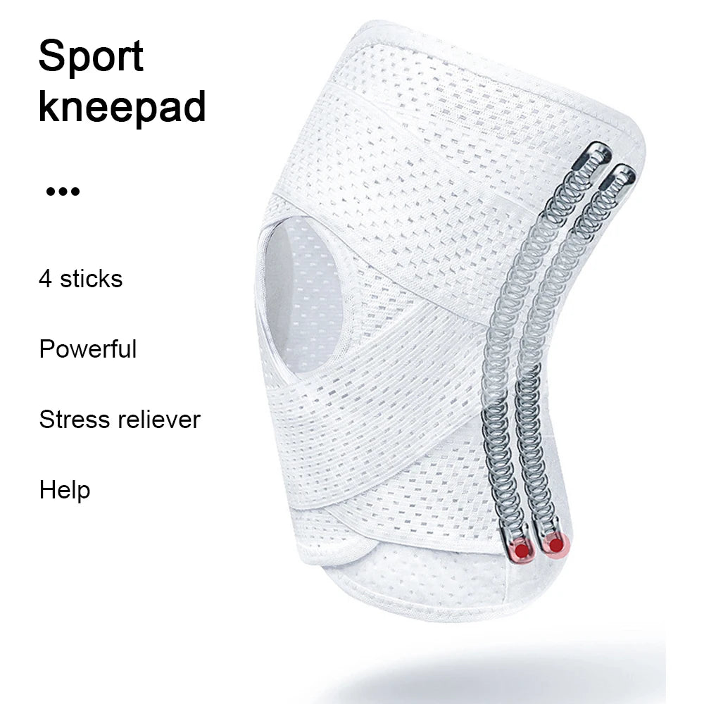 1PC Sports Kneepad Men Women Pressurized Elastic Knee Pads Knee Support Joints Protector