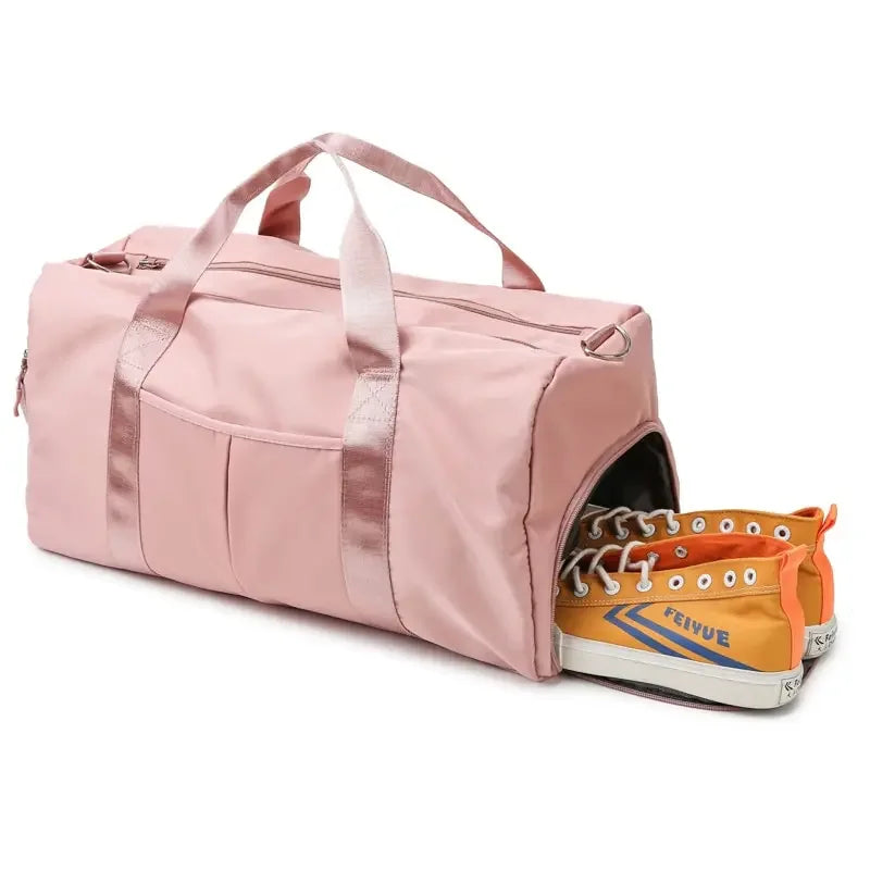 Fitness Bag Female Multi-functional Dry-wet Separation Movement Water-proof Travel  Bag Large-capacity Travel Bag