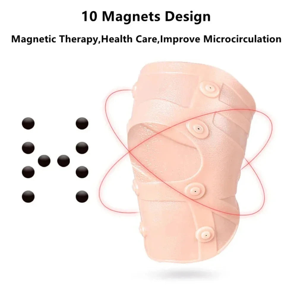 Rheumatoid arthritis knee brace with therapy magnets