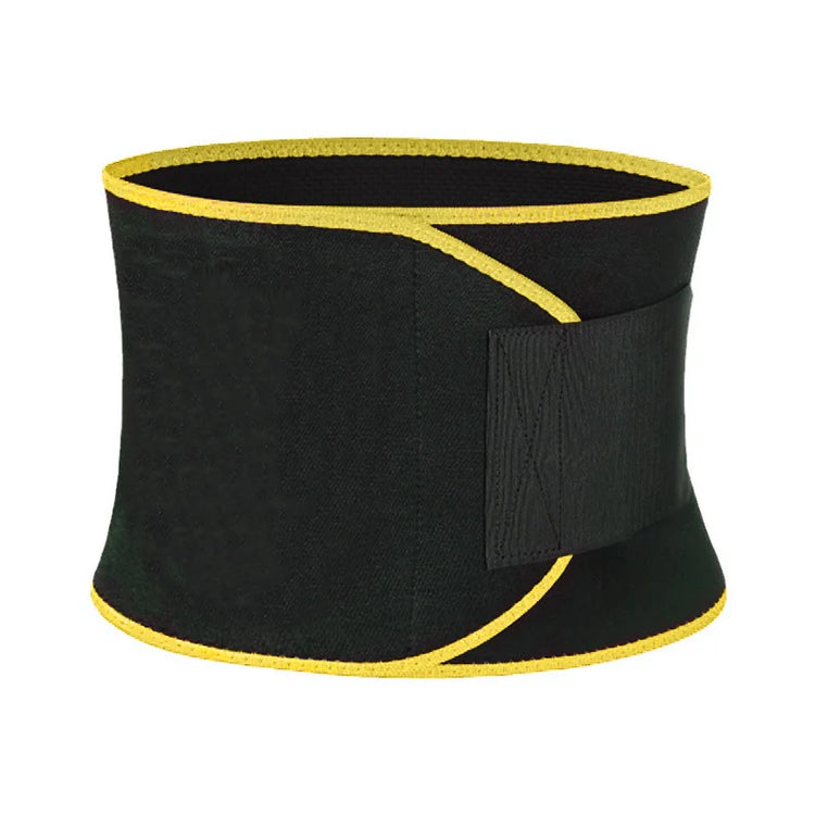 Adjustable neoprene sports waist support belt with lumbar compression