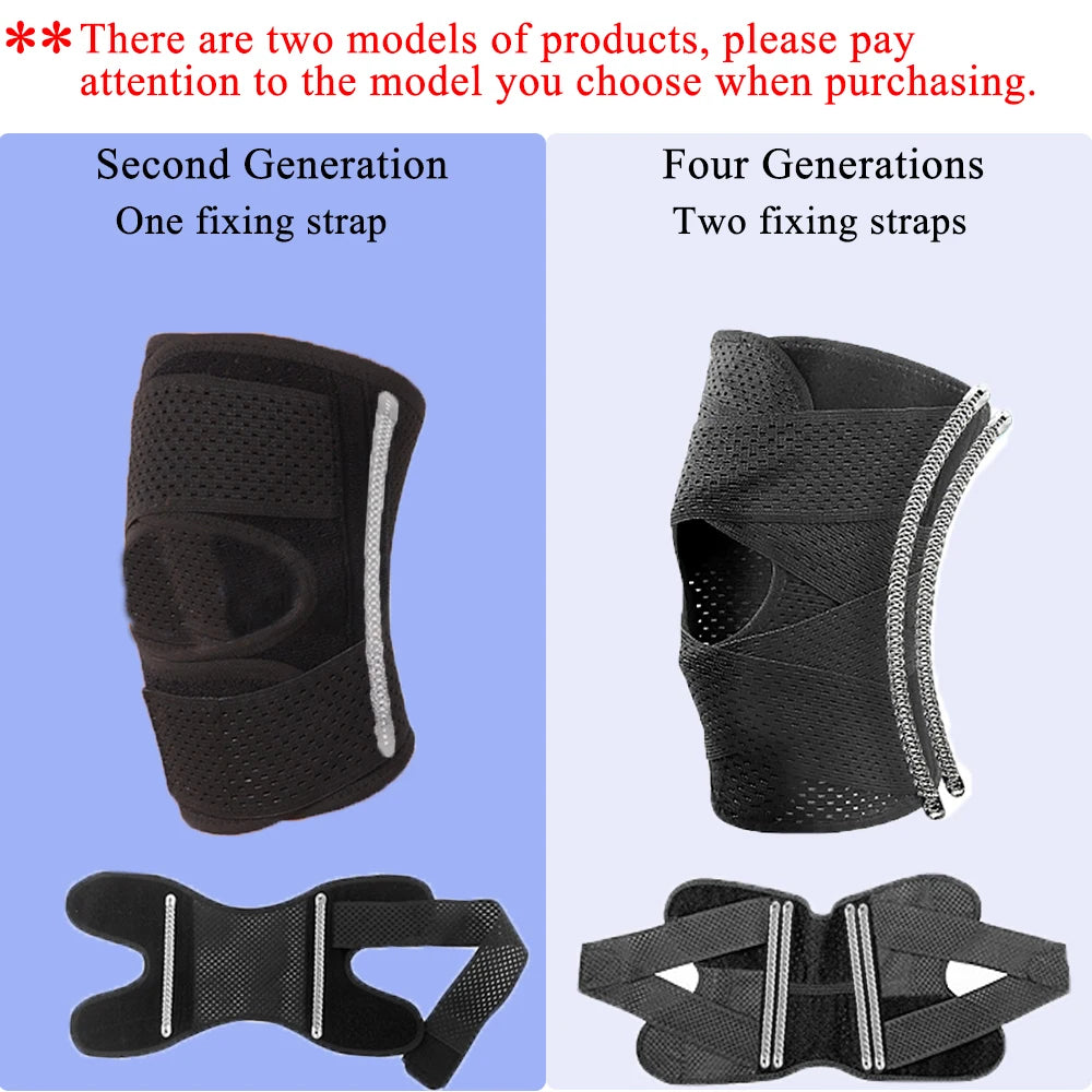 1PC Sports Kneepad Men Women Pressurized Elastic Knee Pads Knee Support Joints Protector