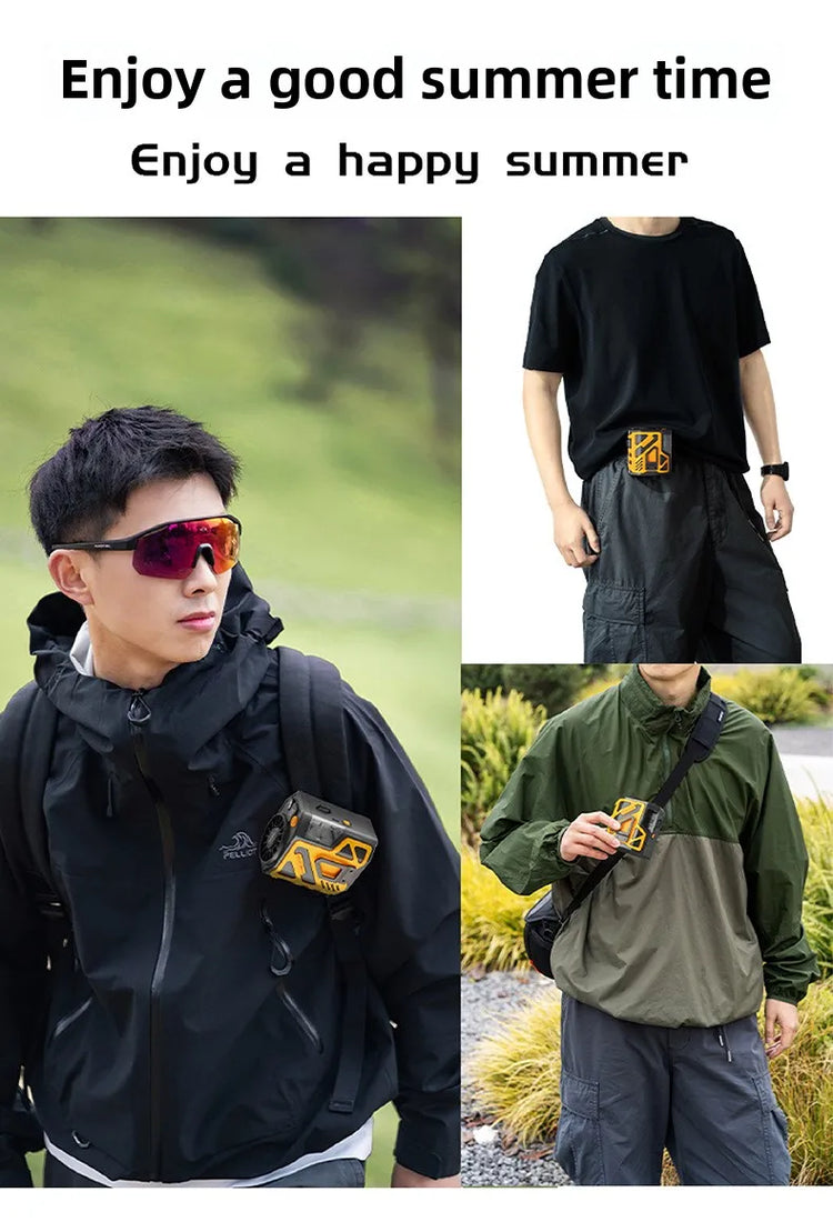 10000mAh Portable Waist Fan