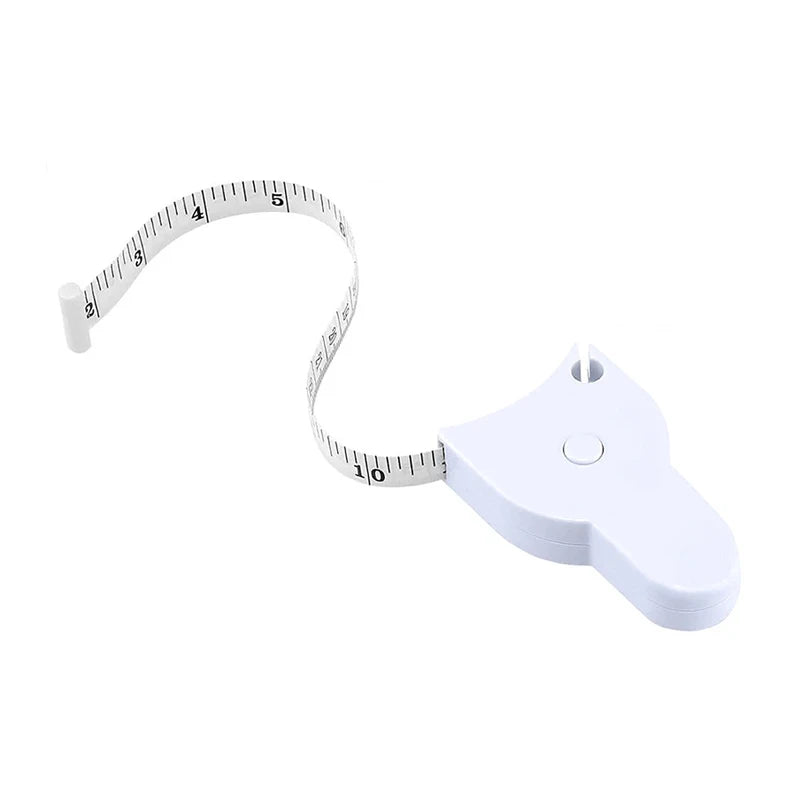150CM Body Measuring Tape Retractable Body Tape Ruler Dual Sided Metric Meter Ruler Fat Weight Loss Fitness Accurate Tool