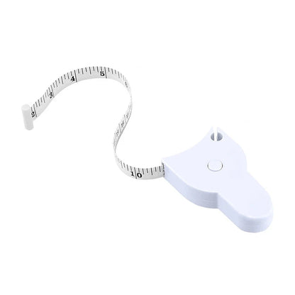 150CM Body Measuring Tape Retractable Body Tape Ruler Dual Sided Metric Meter Ruler Fat Weight Loss Fitness Accurate Tool
